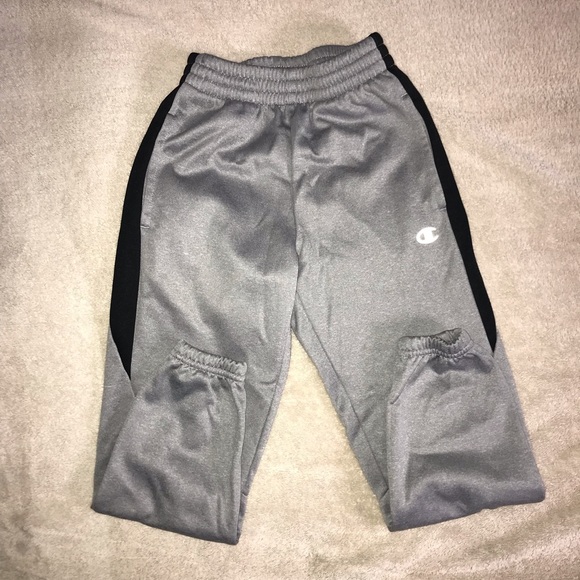 Champion Authentic jogger boys gray and black size: 7/8 - Picture 8 of 15